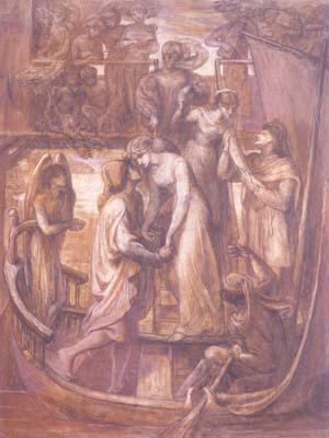 Dante Gabriel Rossetti The Boat of Love (mk28) Spain oil painting art